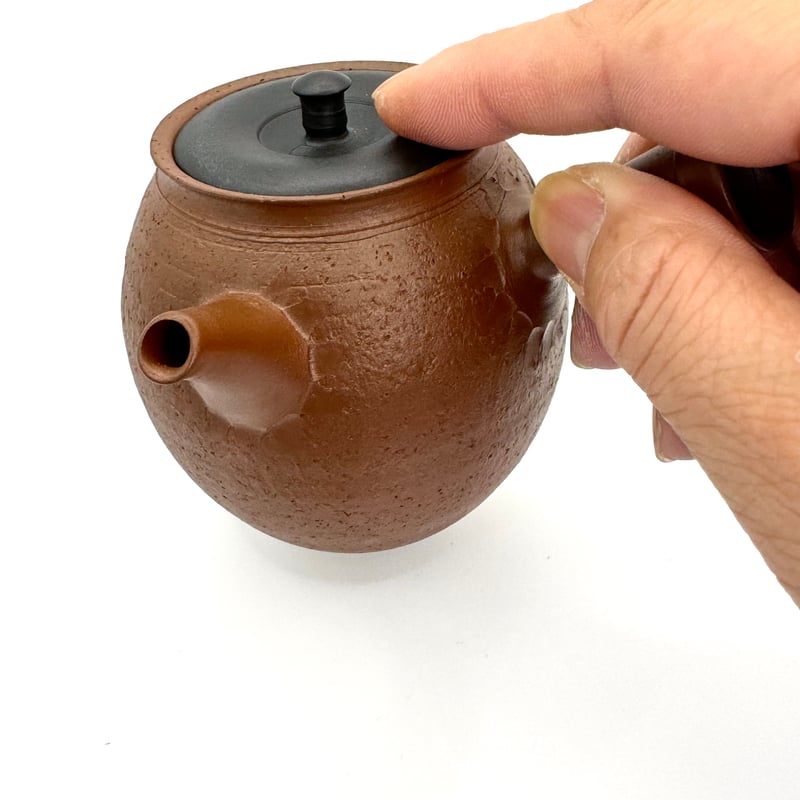 水野陽景 Yokei Mizuno 烏泥南蛮蓋黒茶注(長丸) ST0738 水野陽景 Yokei Mizuno 烏泥南蛮蓋黒茶注(長丸) ST0738