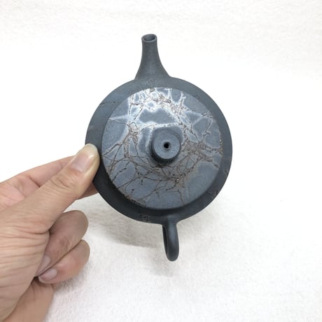 藤田德太 Tokuta Fujita 藻掛け  後手急須　ST0488