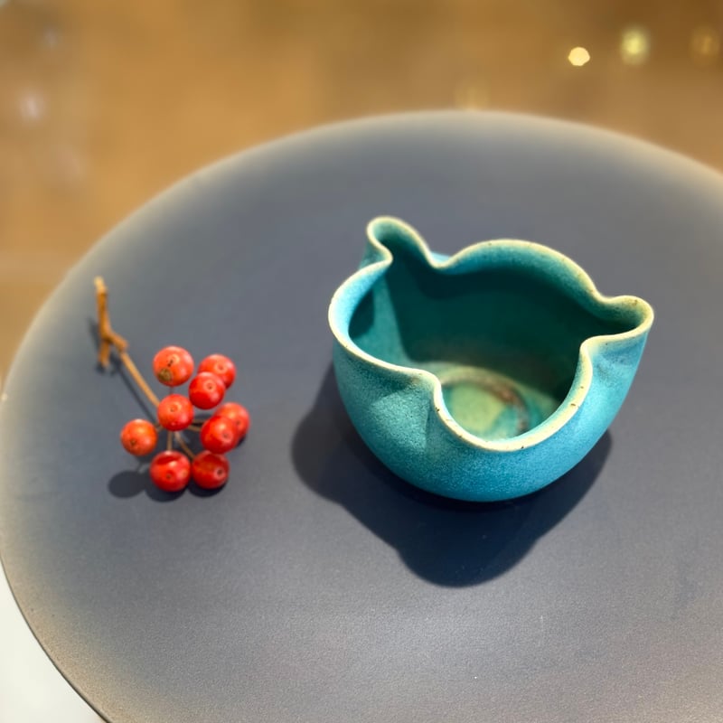 山田想 So Yamada 青 ぐい呑 木箱入 ST1025 | TOKONAME ISO