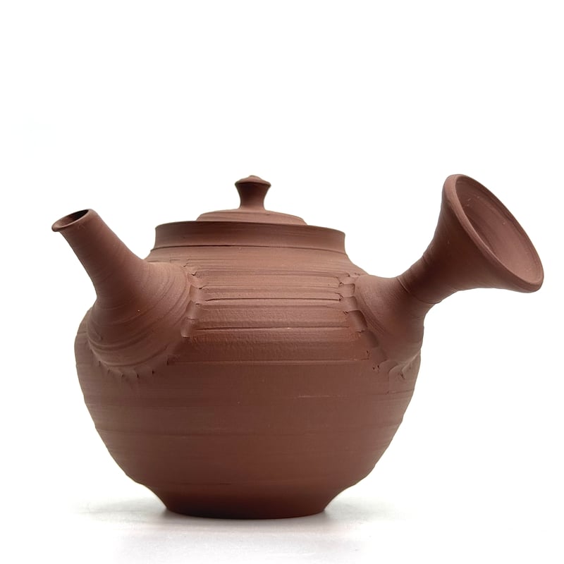 中川貴了 Takanori Nakagawa 本朱泥 急須 ST0887 | TOKONAME