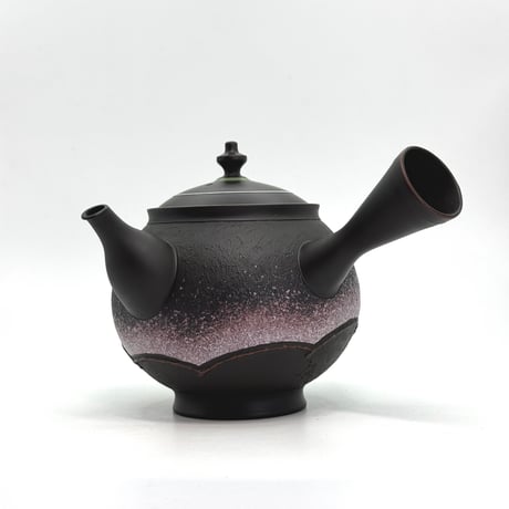 鯉江廣 Hiroshi Koie  あけぼの彩 波紋 茶注 木箱入　ST1012