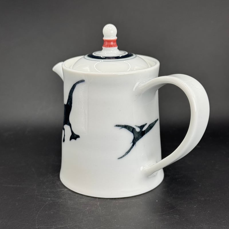 一ツ松綾乃 Ayano Hitotsumatsu 和紙染 後手 急須 ST0968 | TO