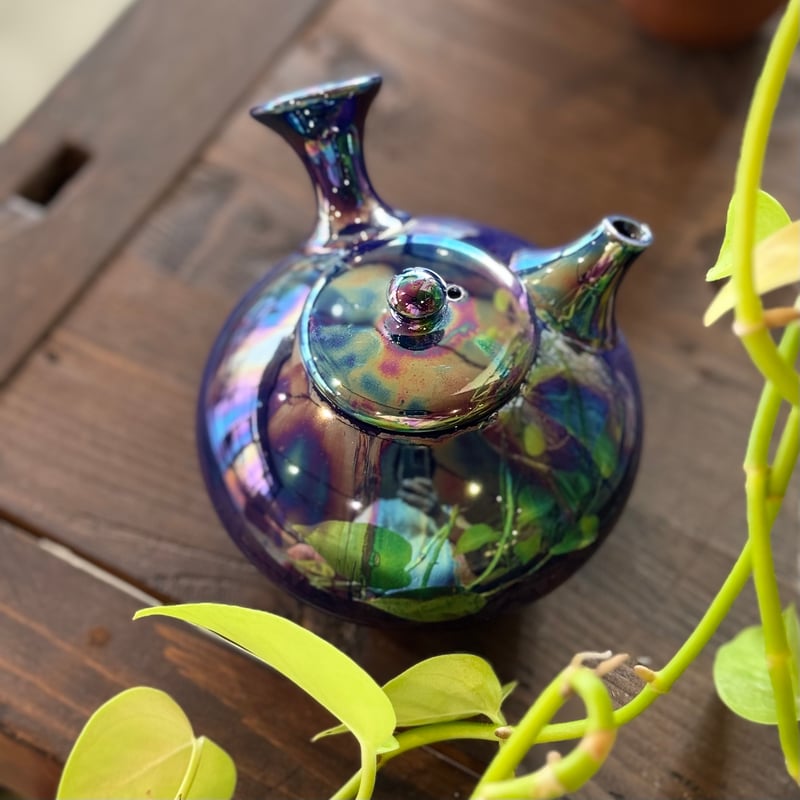 都築豊 Yutaka Tsuzuki 艶急須 横手 蒼玉（サファイア）ST0913 | TOK