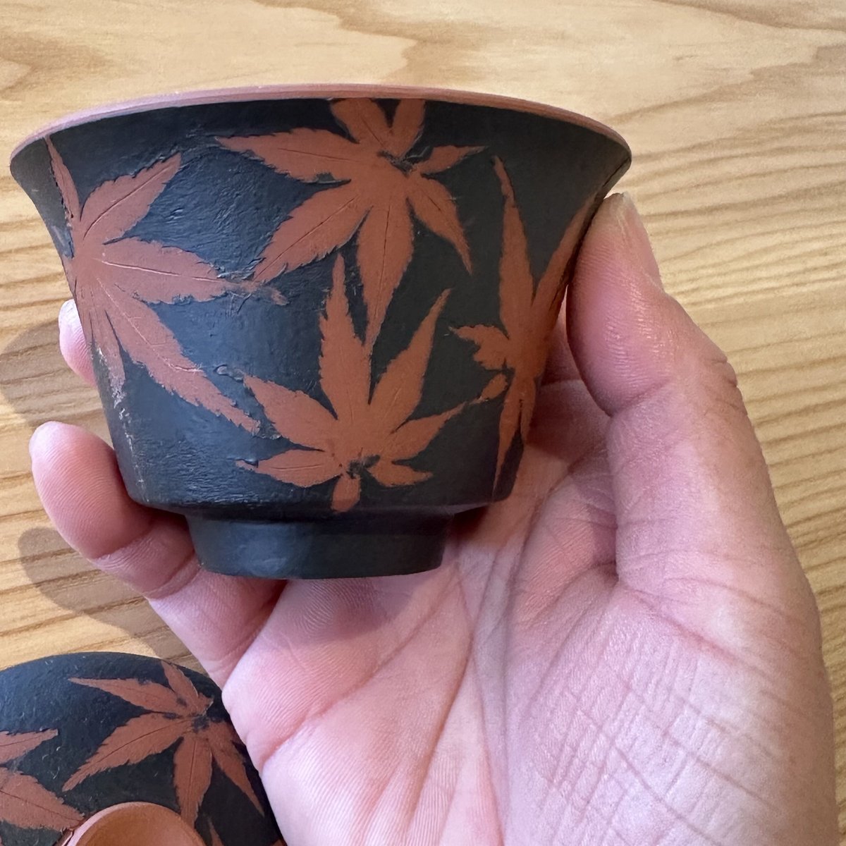 真葛焼 倣紅毛蓋置