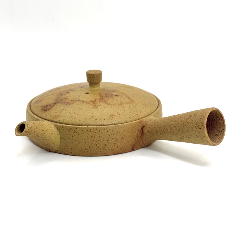 甚秋 伊藤成二 Jinshu Seiji Ito 極平急須黄藻掛け ST0994 |