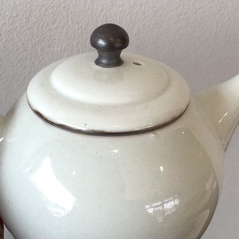失透釉 後手 急須 古美術 古道具 アンティーク 千葉光広 Mitsuhiro Chiba 透明釉 後手急須 ST0599 | TOKONAME