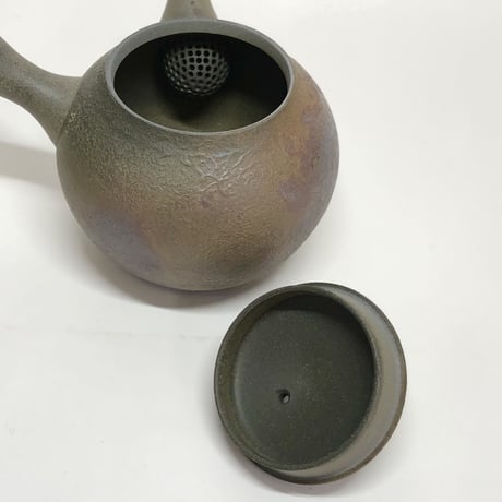 千葉光広 Mitsuhiro Chiba 焼き締め ノタ打ち窯変 急須　ST0194
