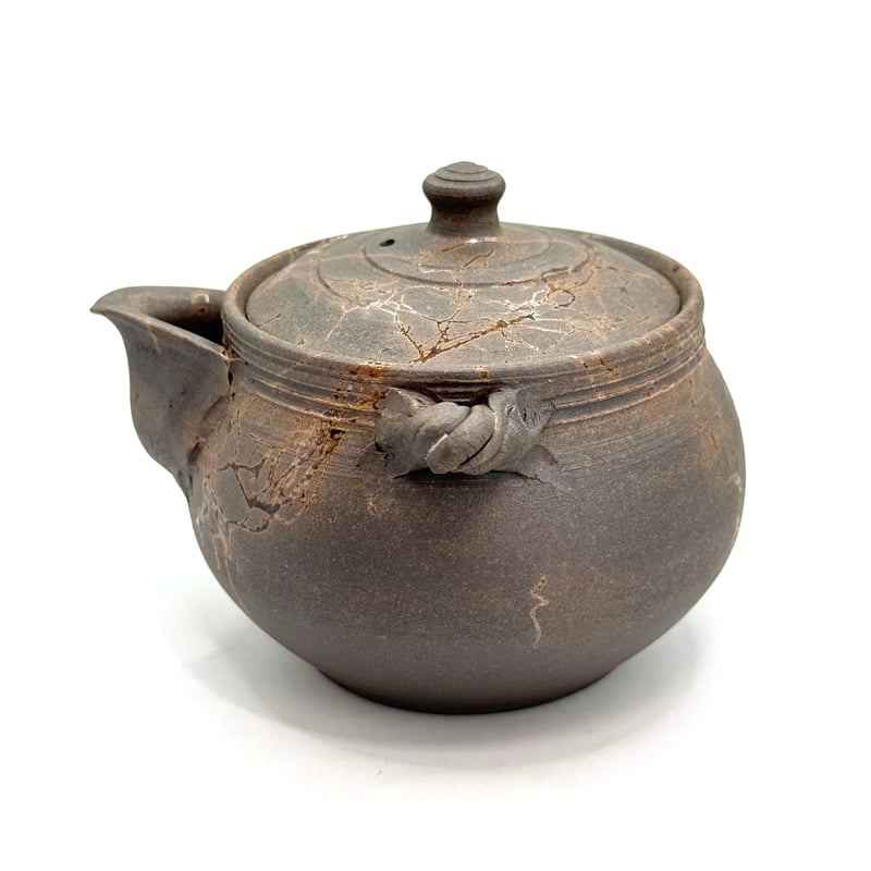 谷川仁 Hitoshi Tanikawa 炭化 藻掛け 宝瓶 ST0954 | TOKONA