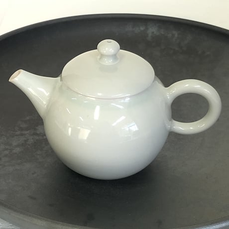 千葉光広 Mitsuhiro Chiba 透明釉 印籠蓋 後手急須　ST0142