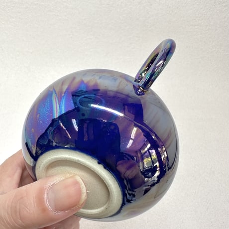 都築豊 Yutaka Tsuzuki 艶急須 後手 蒼玉（サファイア）ST0592