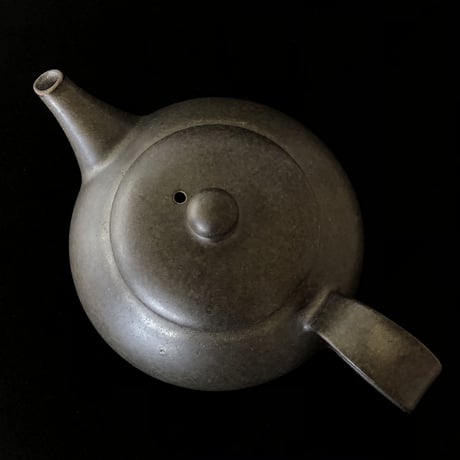 千葉光広 Mitsuhiro Chiba 黒 印籠蓋 後手急須　ST0027