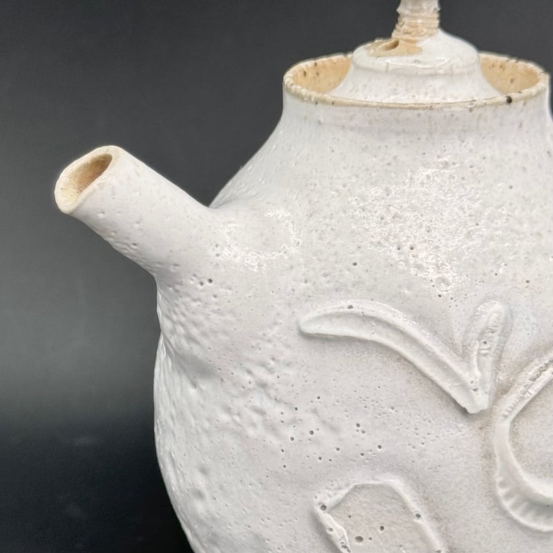 山田想 So Yamada 白 後手急須 木箱入 ST0807 | TOKONAME I