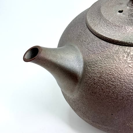 千葉光広 Mitsuhiro Chiba 窯変鉄化粧 後手急須　ST0877