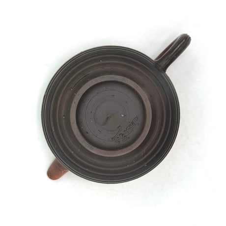 村越風月 Fugetsu Murakoshi 梨皮窯変 茶銚 木箱入　ST1135