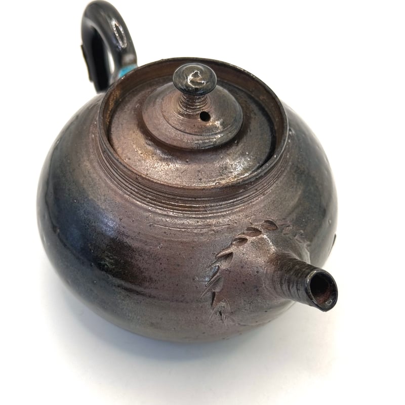 山田想 So Yamada 常滑 後手急須 木箱入 ST0860 | TOKONAME