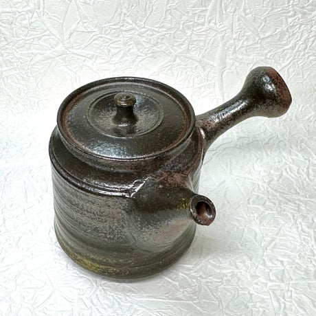 北條 Hokujo 黒窯変 茶注 木箱入　ST0686