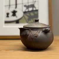 谷川仁 Hitoshi Tanikawa 炭化 藻掛け  宝瓶　ST0954