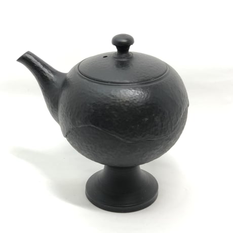 村田益規Yoshiki Murata  黒タタキ 高台茶注　ST0319