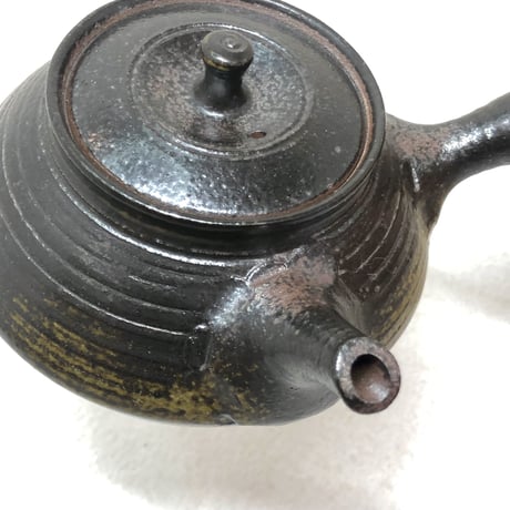 北條 Hokujo 黒窯変 茶注　ST0584