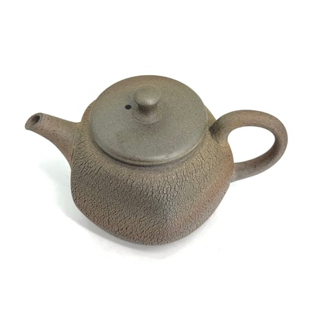 甚秋  伊藤成二  Jinshu  Seiji Ito  窯変 嵐絞り茶壺　ST1072