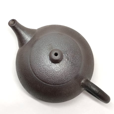 千葉光広 Mitsuhiro Chiba 焼き締め ノタ打ち 印籠蓋 後手急須　ST0344