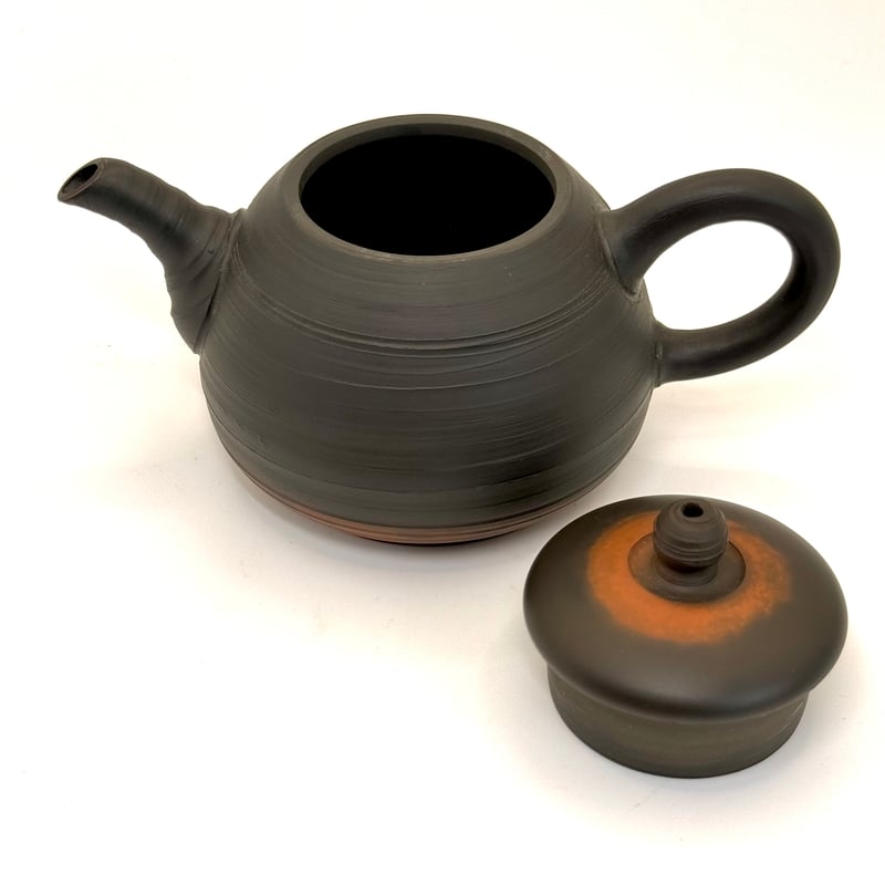 村越風月 Fugetsu Murakoshi 窯変茶銚【日本煎茶工芸展入選作