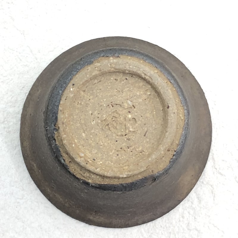 黒呂摺パン皿(金彩) 黒呂摺パン皿(金彩)