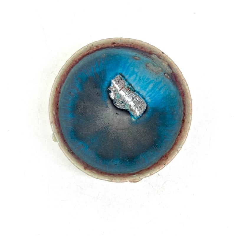 A59ぐい呑 山田想 So Yamada 青 ぐい呑 木箱入 ST0928 | TOKONAME IS