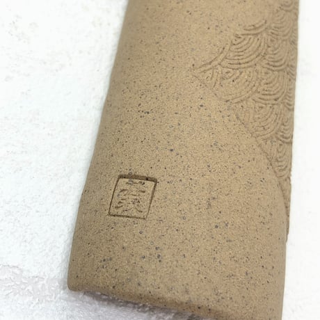 甚秋  伊藤成二  Jinshu  Seiji Ito  黄土色 青海波  茶則 　ST0416