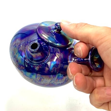 都築豊 Yutaka Tsuzuki 艶急須 横手 蒼玉（サファイア）ST0913