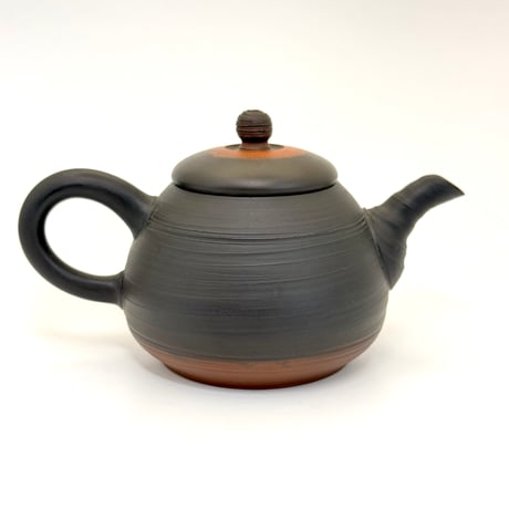 村越風月 Fugetsu Murakoshi 窯変茶銚【日本煎茶工芸展入選作】 木箱入　ST0732