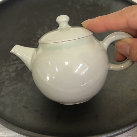 千葉光広 Mitsuhiro Chiba 透明釉 印籠蓋 後手急須　ST0142