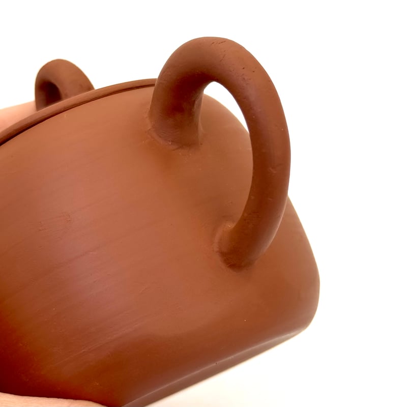 山田陶山 Tozan Yamada 本朱泥 面取り 急須 ST0953 | TOKONAME