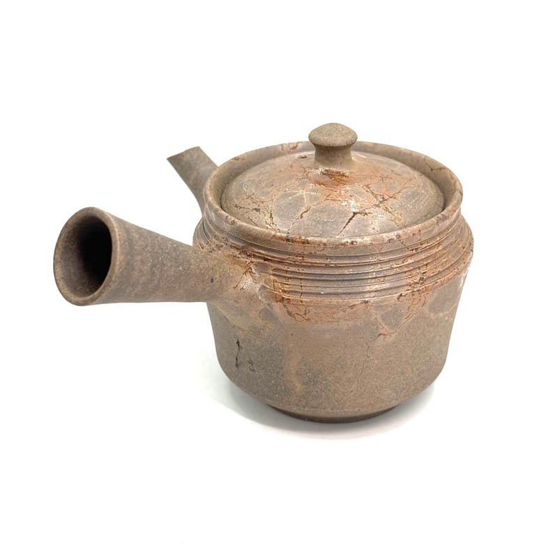 谷川仁 Hitoshi Tanikawa 炭化藻掛け 茶注 ST1005 | TOKONAME