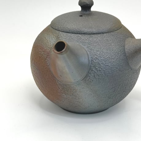 千葉光広 Mitsuhiro Chiba 窯変鉄化粧丸型急須　ST0765