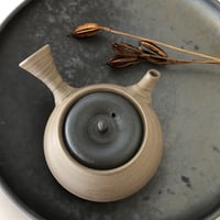 伊藤雅風 Gafu Ito 焼き締め 黒蓋 急須　ST0043