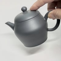 伊藤雅風 Gafu Ito 黒マット 印籠蓋 後手急須　ST0164