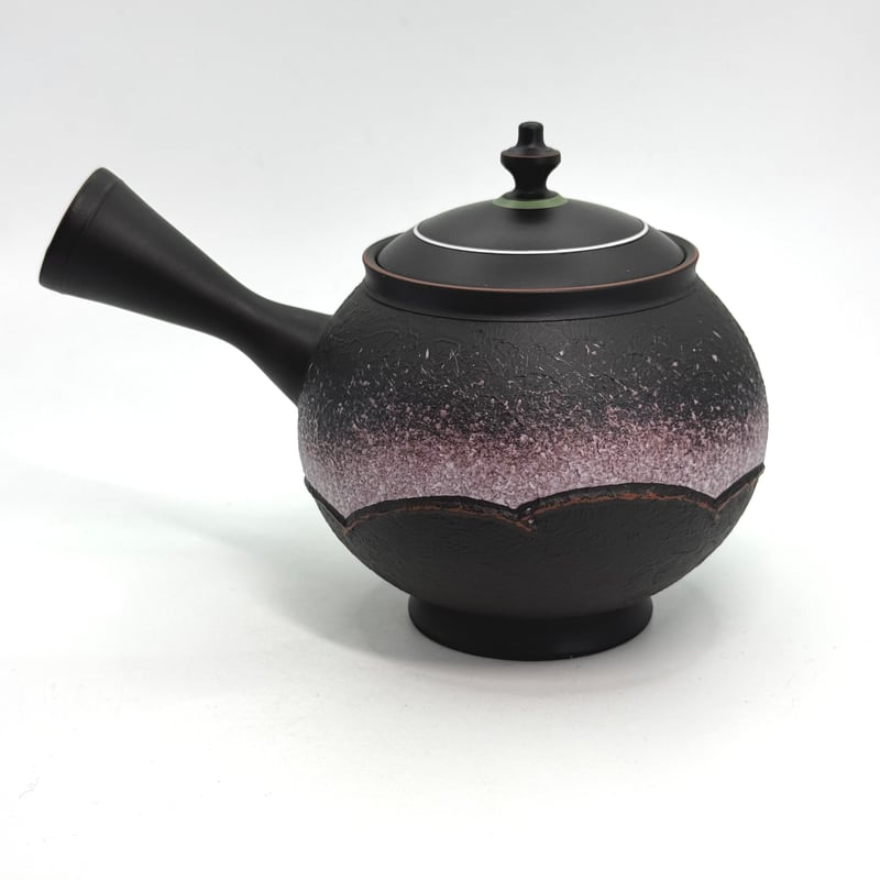 鯉江廣 Hiroshi Koie あけぼの彩 波紋 茶注 木箱入 ST1012 | TOKO