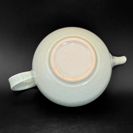 千葉光広 Mitsuhiro Chiba 灰釉 印籠蓋 後手急須　ST0880