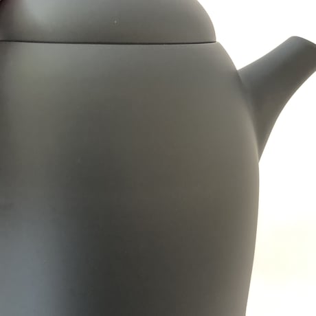 伊藤雅風 Gafu Ito 黒マット 印籠蓋 後手急須　ST0082