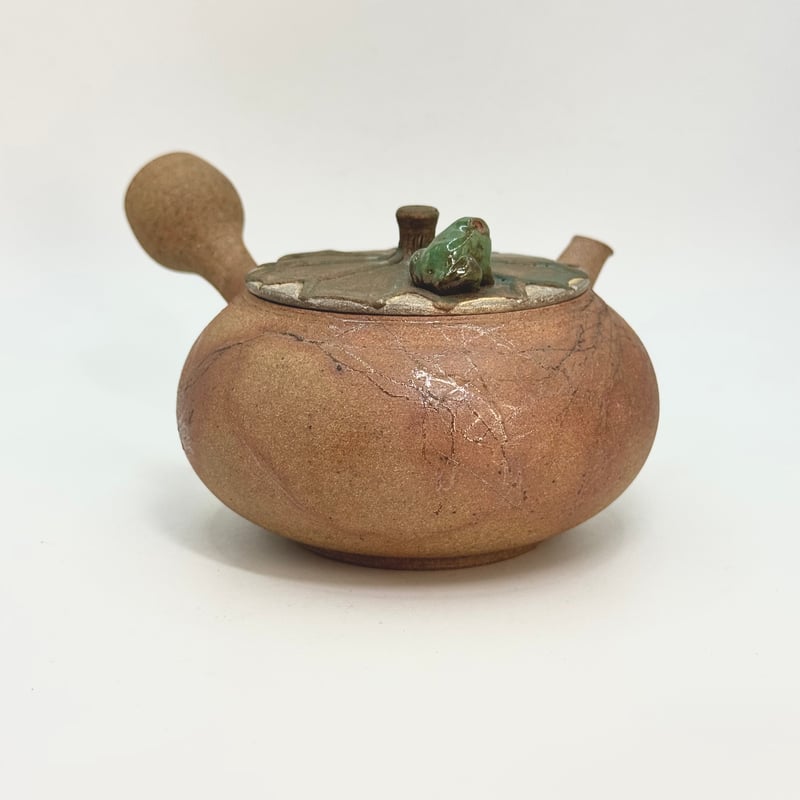 土平栄一 Eiichi Tsuchihira 藻掛け 急須 (無事カエル) ST1029 |