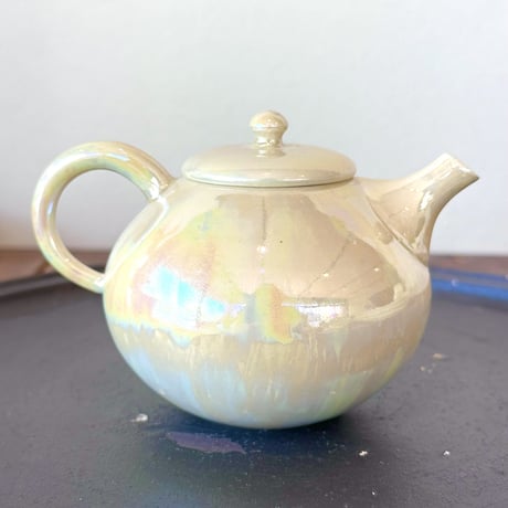 都築豊 Yutaka Tsuzuki 艶急須 後手 黄玉（トパーズ）ST0594