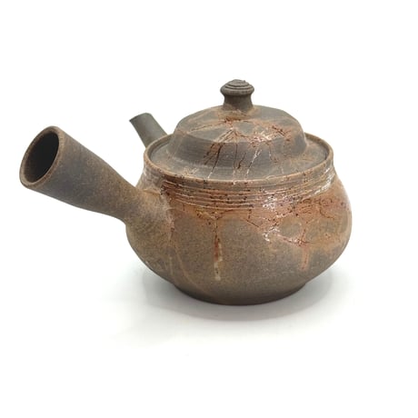 谷川仁 Hitoshi Tanikawa 炭化藻掛け 茶注　ST0985