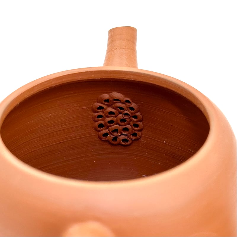 山田陶山 Tozan Yamada 本朱泥 面取り 急須 ST0953 | TOKONAME