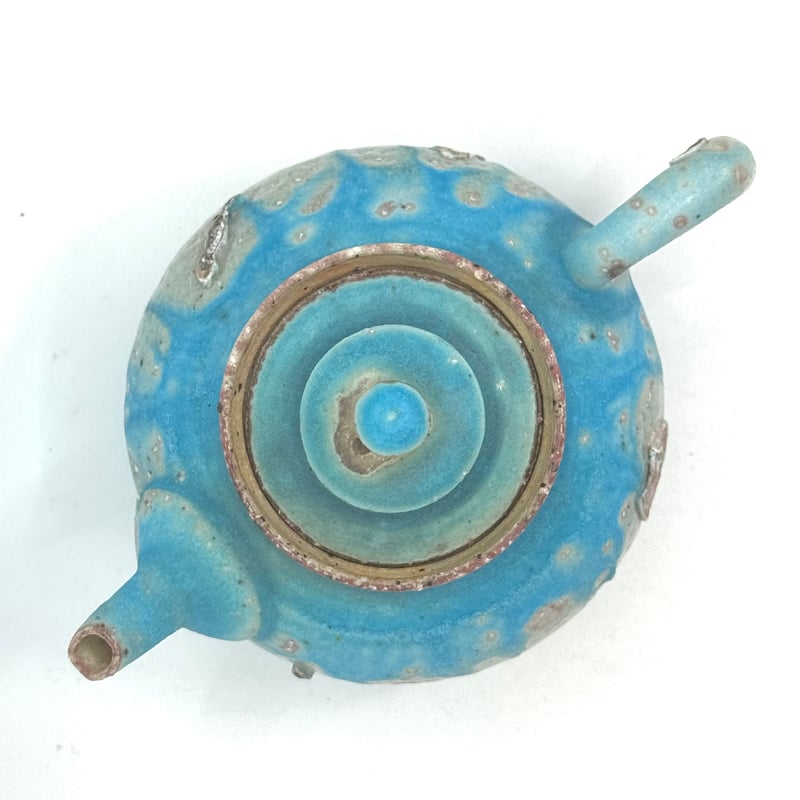 山田想 So Yamada 青 後手急須 木箱入 ST0971 | TOKONAME I