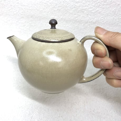 千葉光広 Mitsuhiro Chiba チタン釉 印籠蓋 後手急須　ST0515