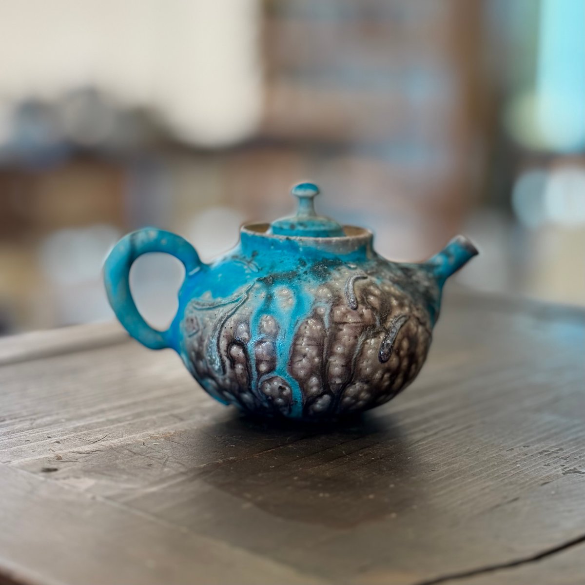 炎変 有蓋壺 山田妙子 茶入 硝子 茶道具 蓋付き壺 共箱 炎変 有蓋壺 山田妙子 茶入 硝子 茶道具 蓋付き壺 共箱