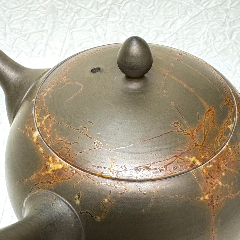 水野博之 Hiroyuki Mizuno 窯変藻焼急須 ST0702 | TOKONAME I