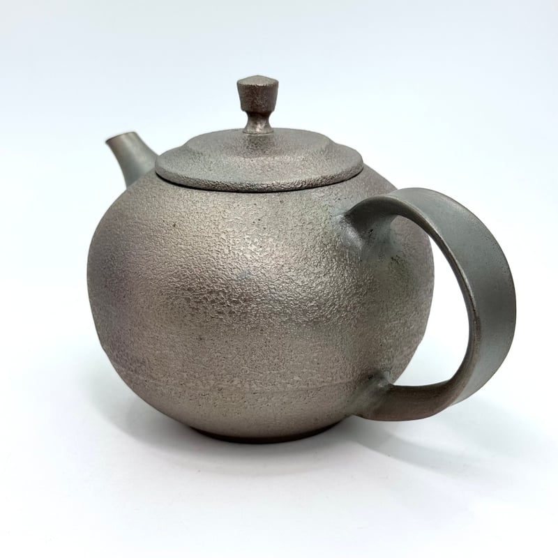 希少　越後太丘焼　霊芝取手付花瓶 希少 越後太丘焼 霊芝取手付花瓶