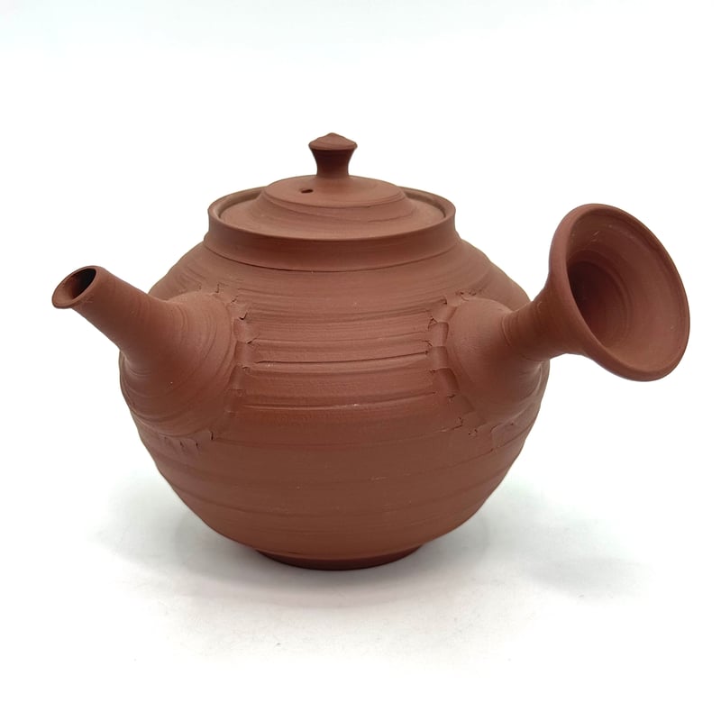 中川貴了 Takanori Nakagawa 本朱泥 急須 ST0887 | TOKONAME